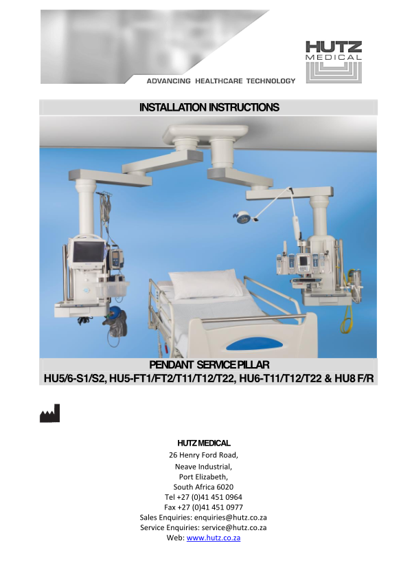 Read more about the article ASF-24<br>HU5 HU6 HU8 Pendant Service Pillar